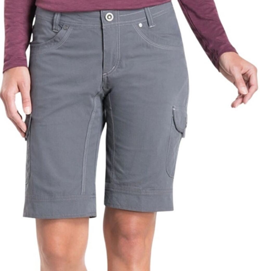 Kuhl Splash Shorts 11" Cargo Trail UPF 50 Free Ryde Outdoor Shadow Gray 10